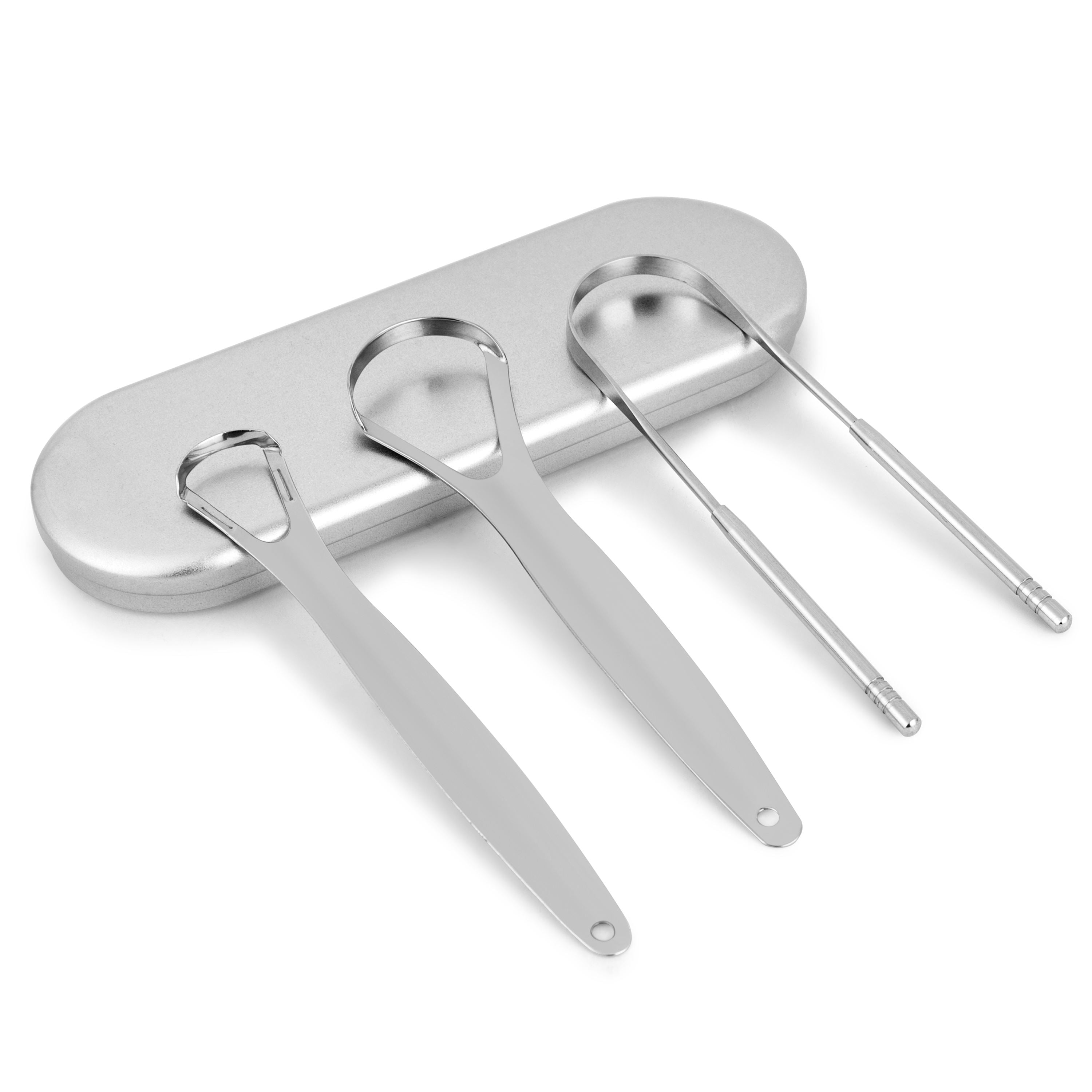 Premium Stainless Steel Tongue Scraper